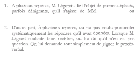Pressions - Propos dénigrants Pressions - Propos dénigrants