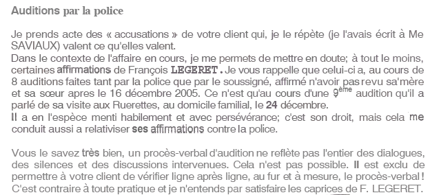 Pressions - Présence sur les lieux du crime